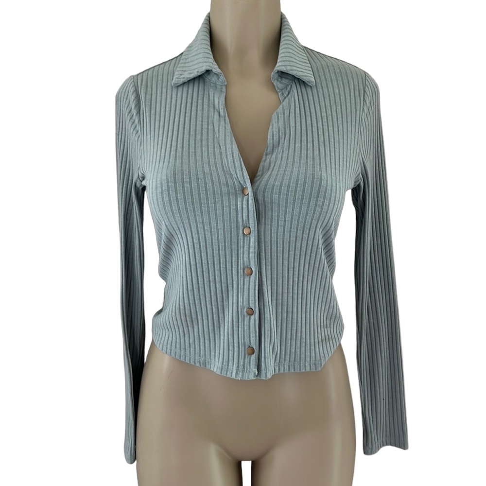 ❗️SALE❗️ 3x$25 Teal loose button top